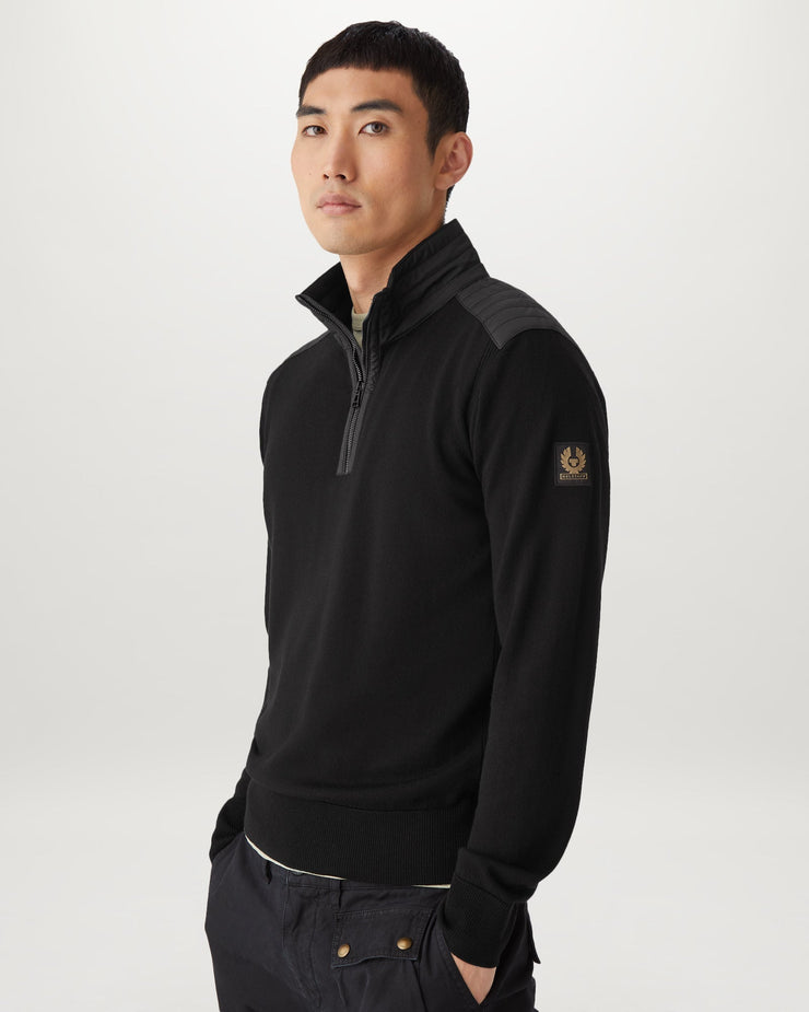 belstaff jersey con cremallera de un cuarto kilmington Descuentos del mes
