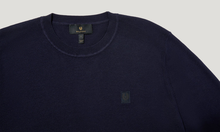 belstaff jersey de cuello redondo drift Oferta exclusiva