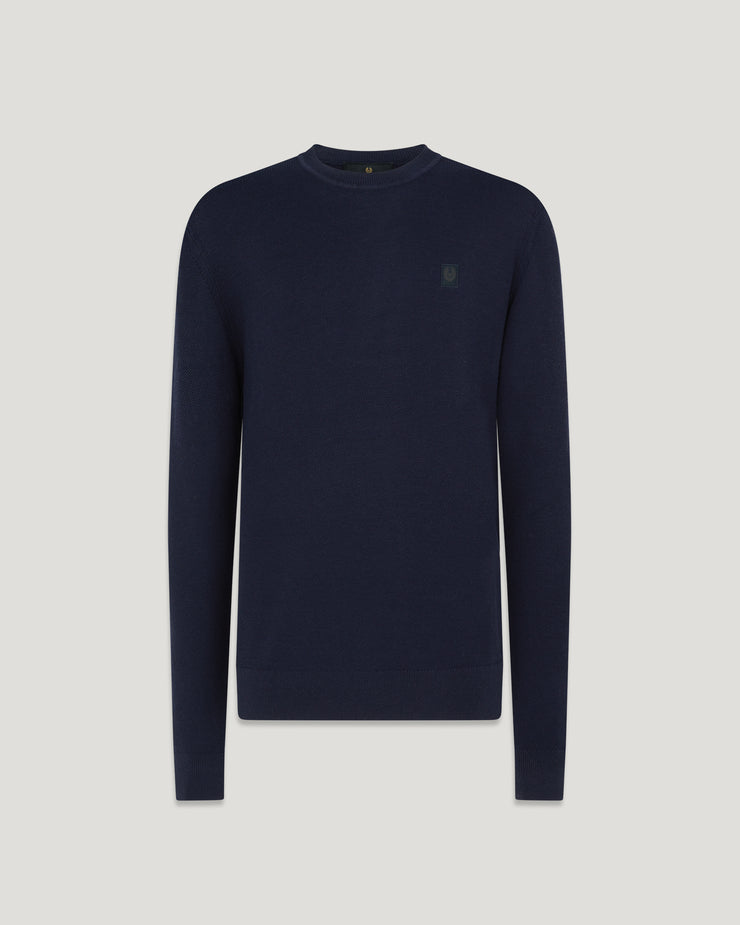 belstaff jersey de cuello redondo drift Oferta exclusiva