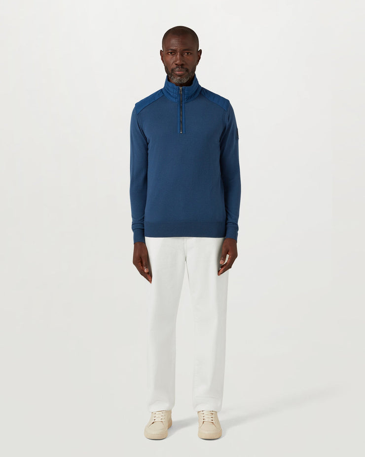 belstaff jersey con cremallera de un cuarto kilmington Última moda