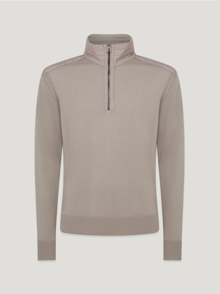 belstaff jersey con cremallera de un cuarto kilmington