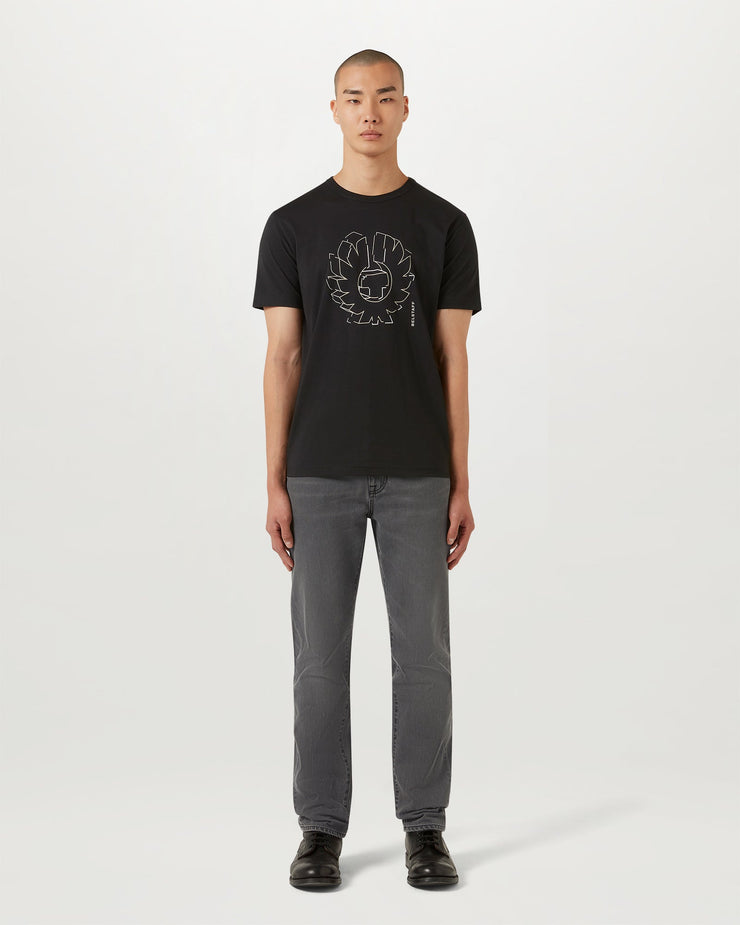 belstaff camiseta con estampado gráfico deconstructed phoenix Envío internacional gratuito
