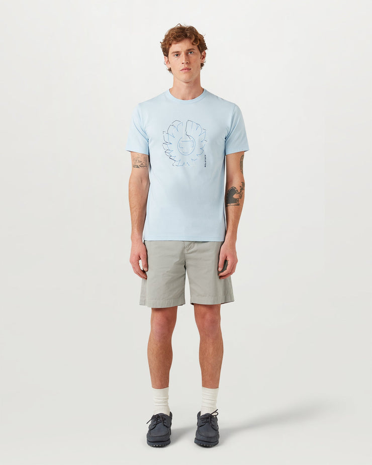 belstaff camiseta con estampado gráfico deconstructed phoenix Ahorra y exporta