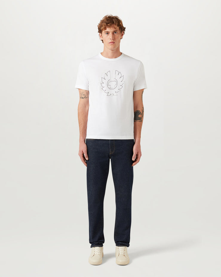 belstaff camiseta con estampado gráfico deconstructed phoenix Libre de impuestos