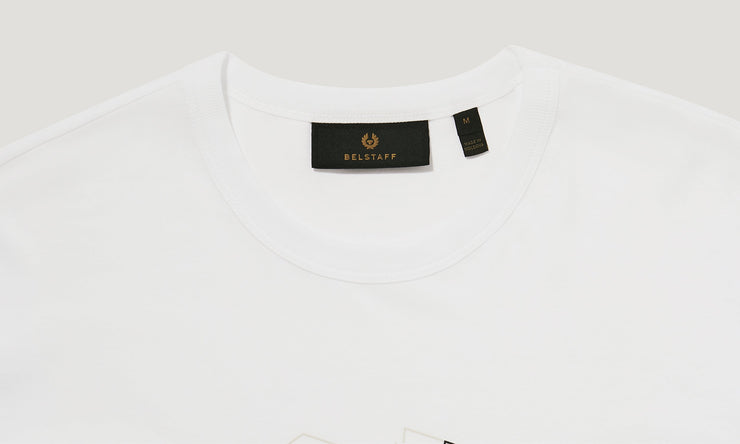 belstaff camiseta con estampado gráfico deconstructed phoenix Libre de impuestos