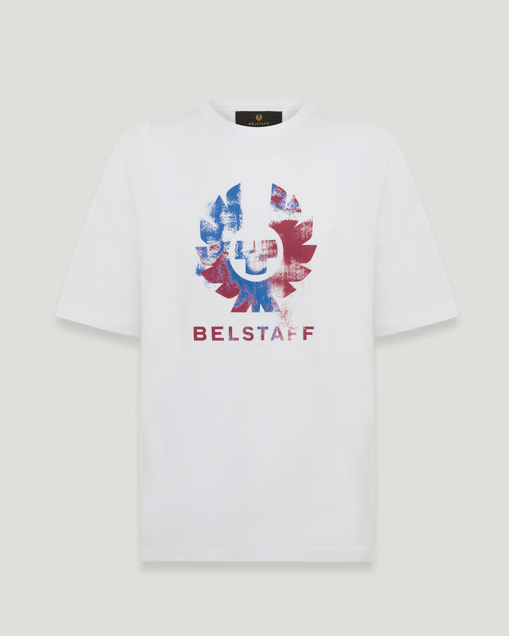 belstaff camiseta con estampado gráfico blur phoenix Grandes ahorros