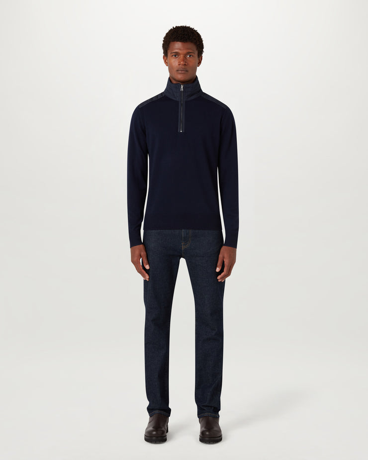 belstaff jersey con cremallera de un cuarto kilmington Gran oferta