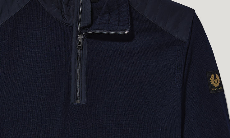 belstaff jersey con cremallera de un cuarto kilmington Gran oferta
