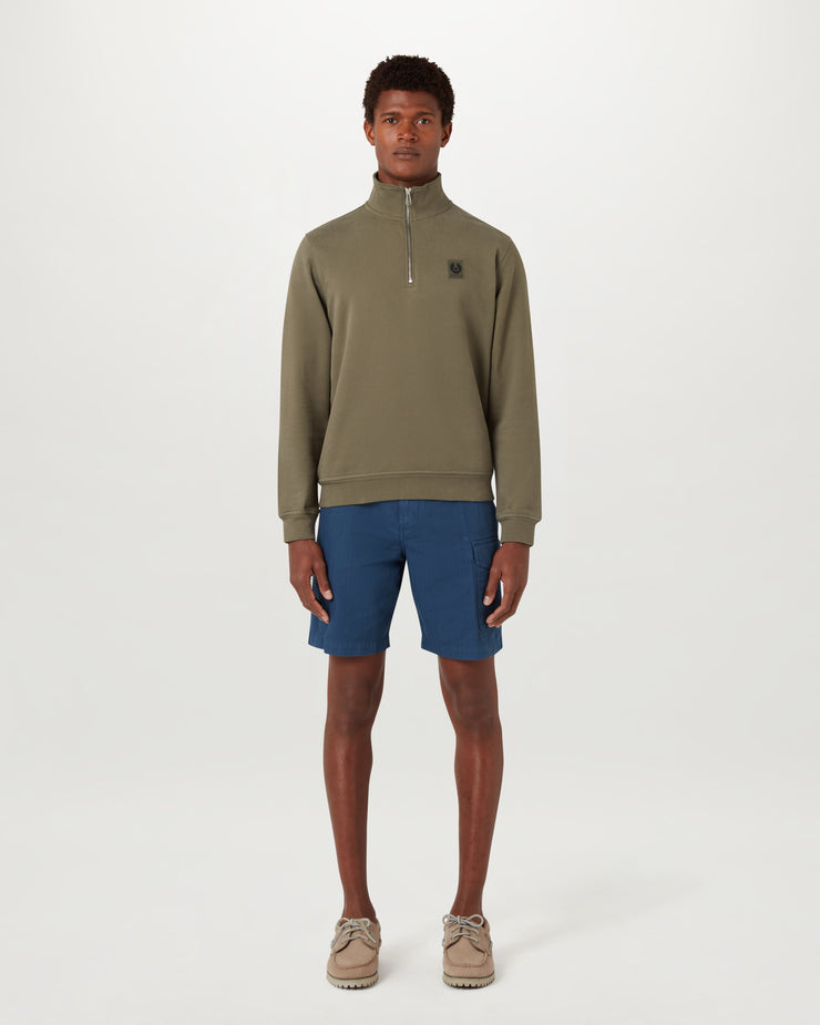 belstaff sudadera belstaff con cremallera de un cuarto Tienda de fábrica