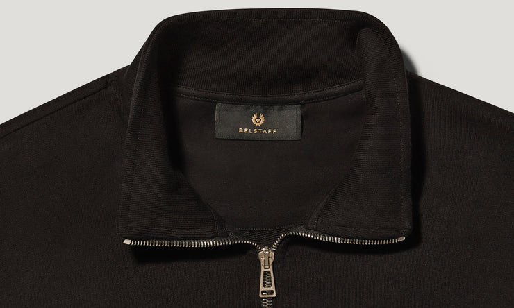belstaff sudadera belstaff con cremallera de un cuarto Outlet