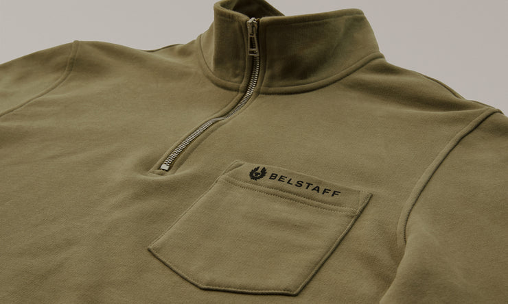 belstaff jersey con cremallera de un cuarto Oferta especial