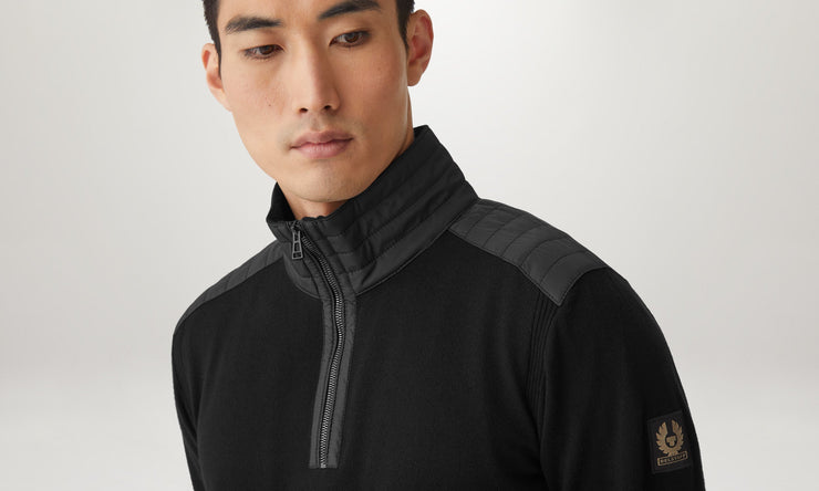 belstaff jersey con cremallera de un cuarto kilmington Última moda