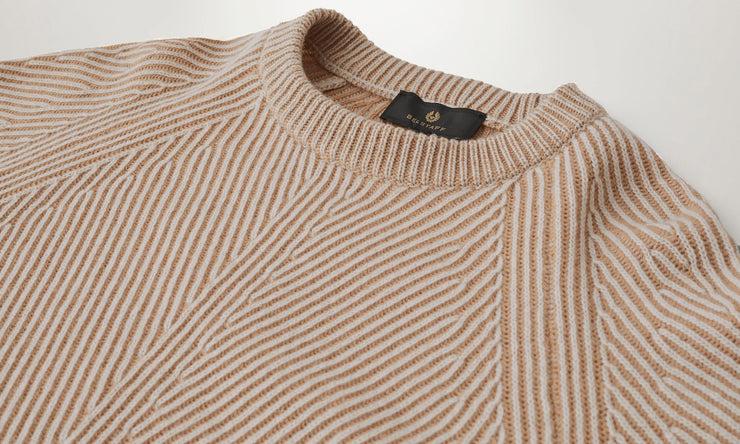 belstaff jersey de cuello redondo acanalado centenary Ofertas de temporada