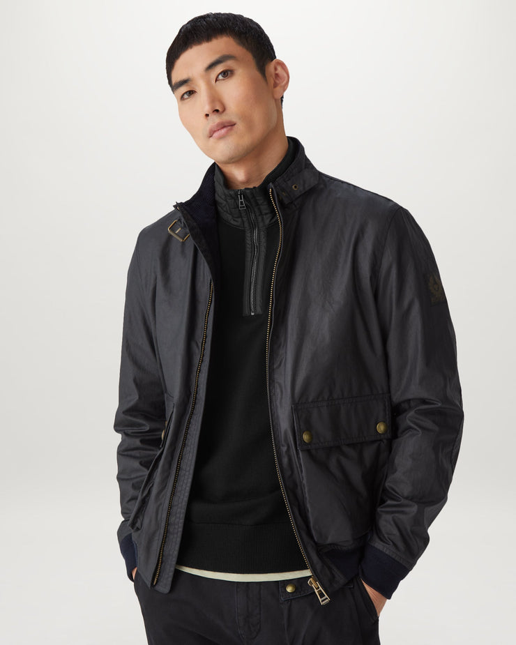 belstaff jersey con cremallera de un cuarto kilmington Ventas relámpago