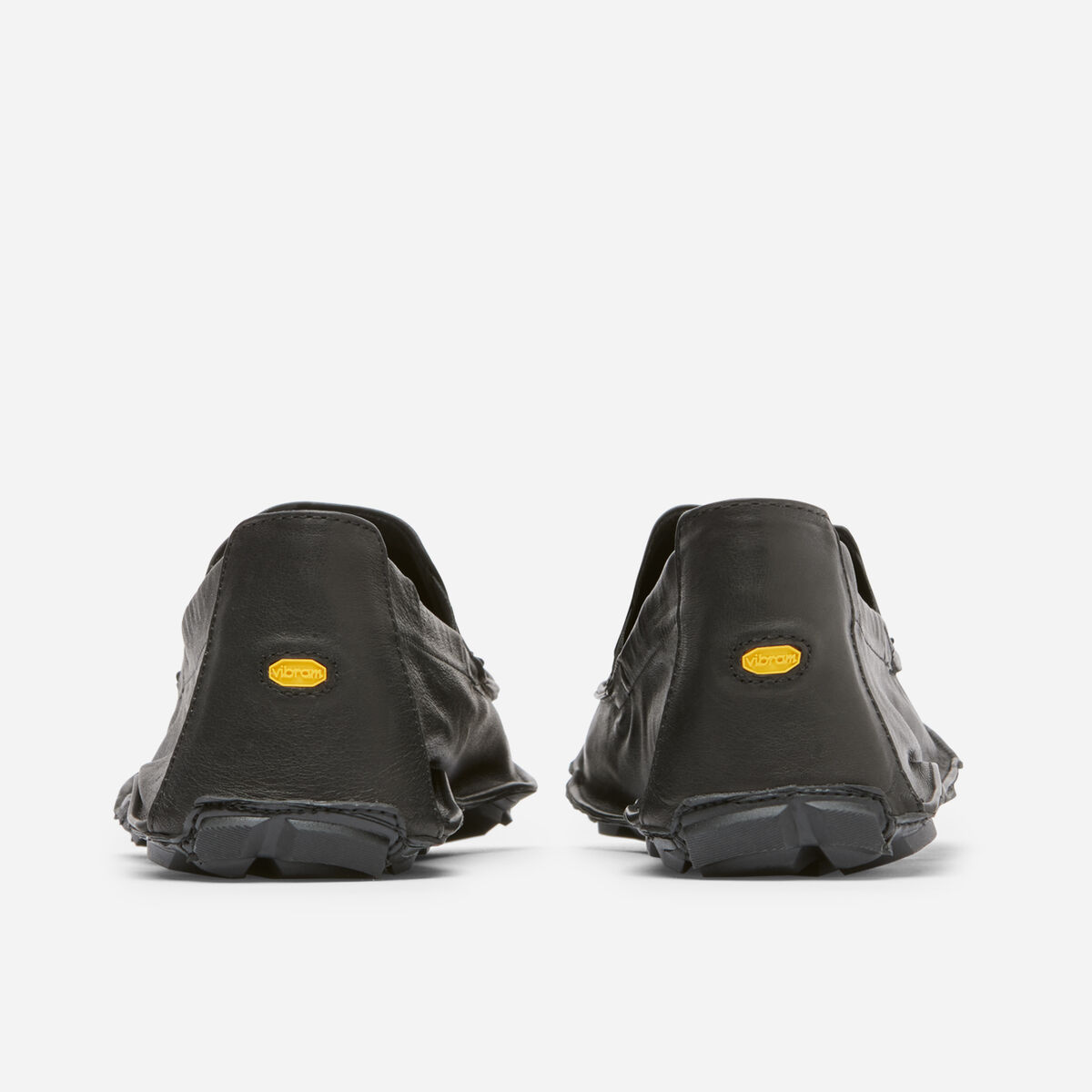 vibram One Quarter Leather Hombre Black Envío internacional gratuito
