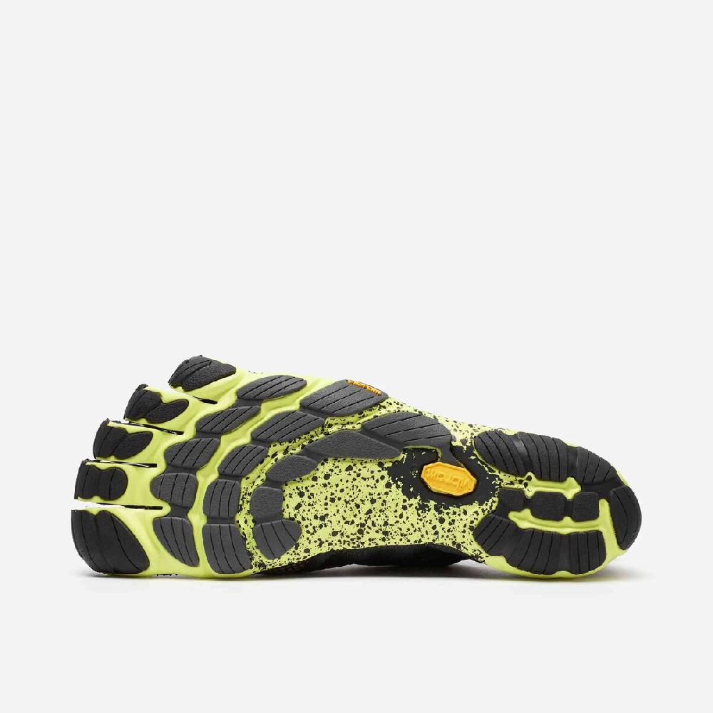 vibram V-Run Hombre Black / Yellow En línea