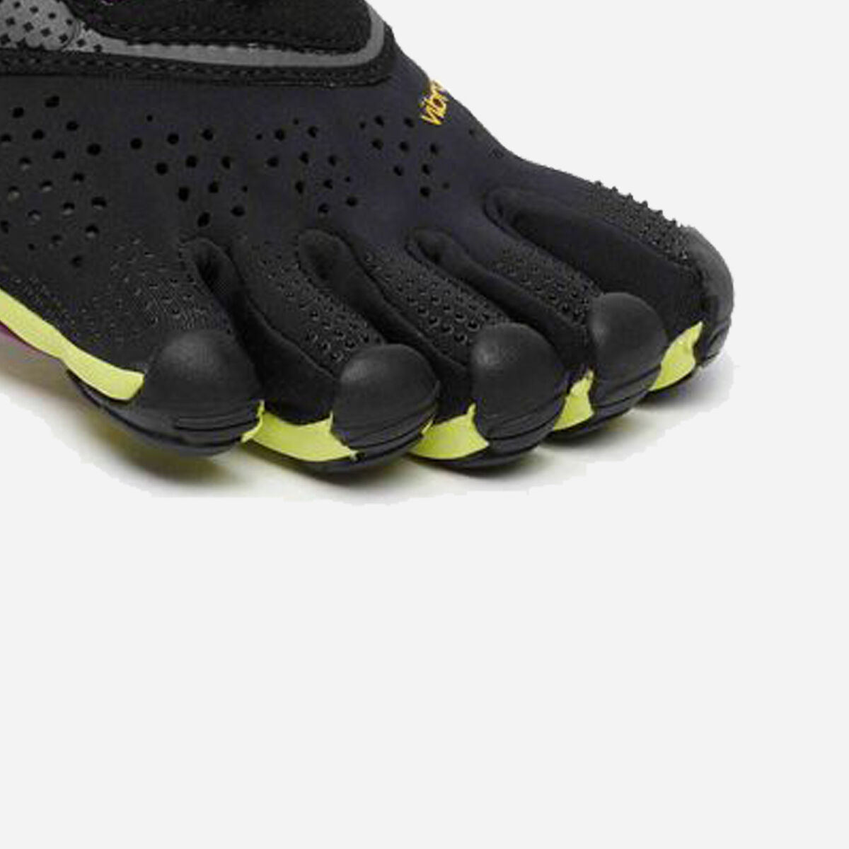 vibram V-Run Mujer Black / Yellow / Purple Outlet