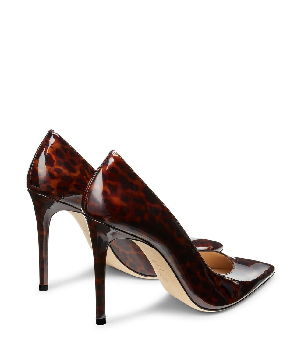 Stuart Weitzman STUART POWER 100 PUMP en MARRÓN OSCURO de Mujer | Stuart Weitzman® Envío internacional gratuito