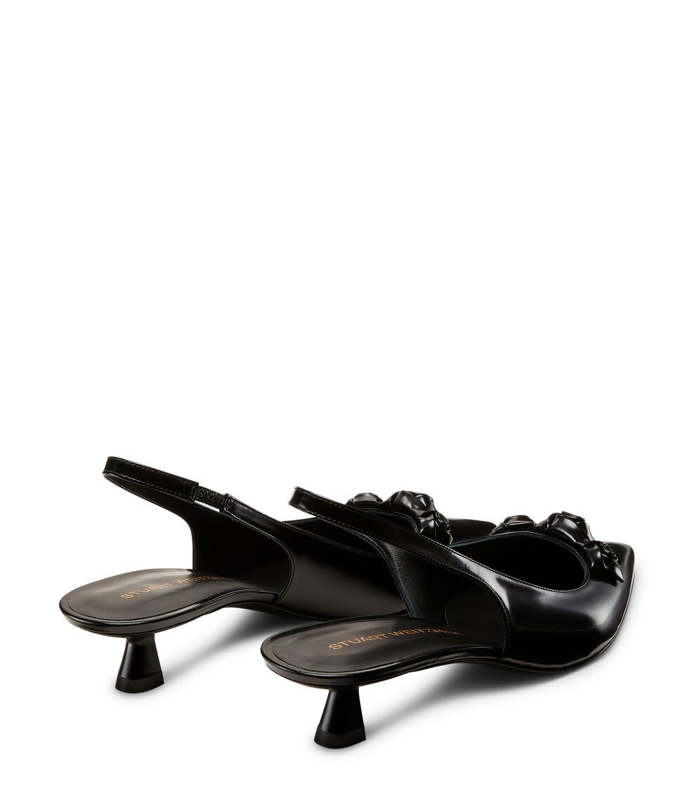Stuart Weitzman ROSIE 35 SLINGBACK en NEGRO de Mujer | Stuart Weitzman® Descuento por venta flash
