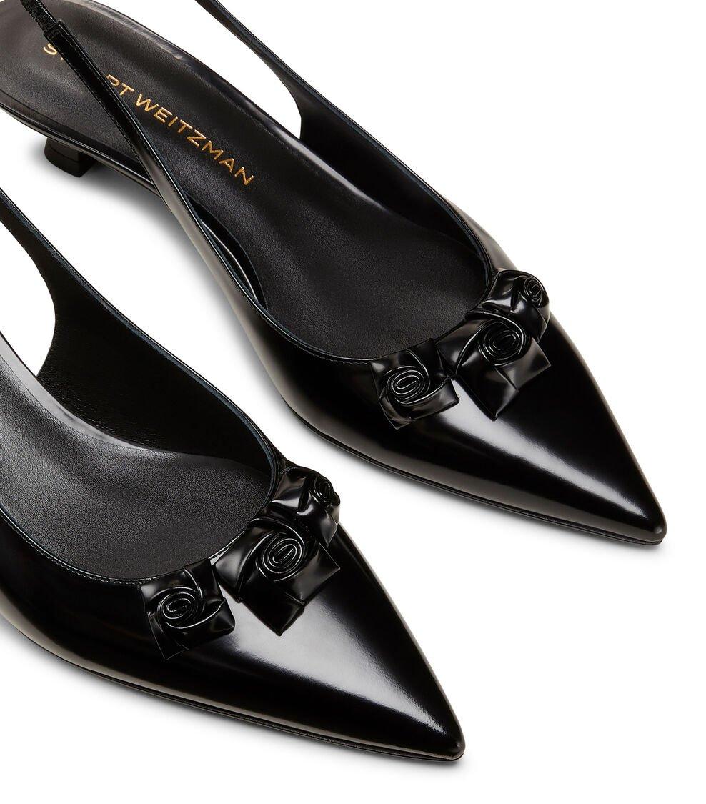 Stuart Weitzman ROSIE 35 SLINGBACK en NEGRO de Mujer | Stuart Weitzman® Descuento por venta flash