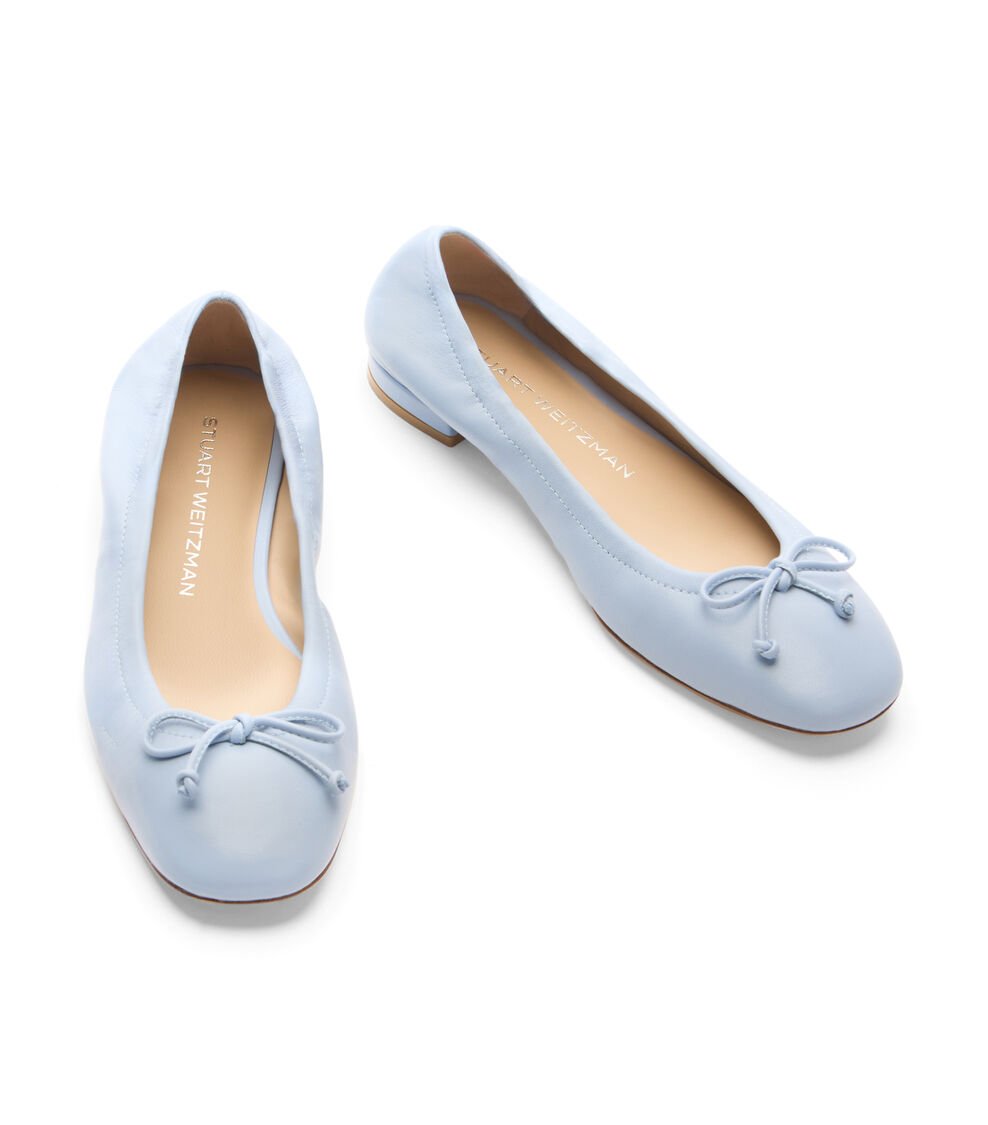 Stuart Weitzman BRIA BALLET FLAT en CIELO de Mujer | Stuart Weitzman® Precio ultrabajo