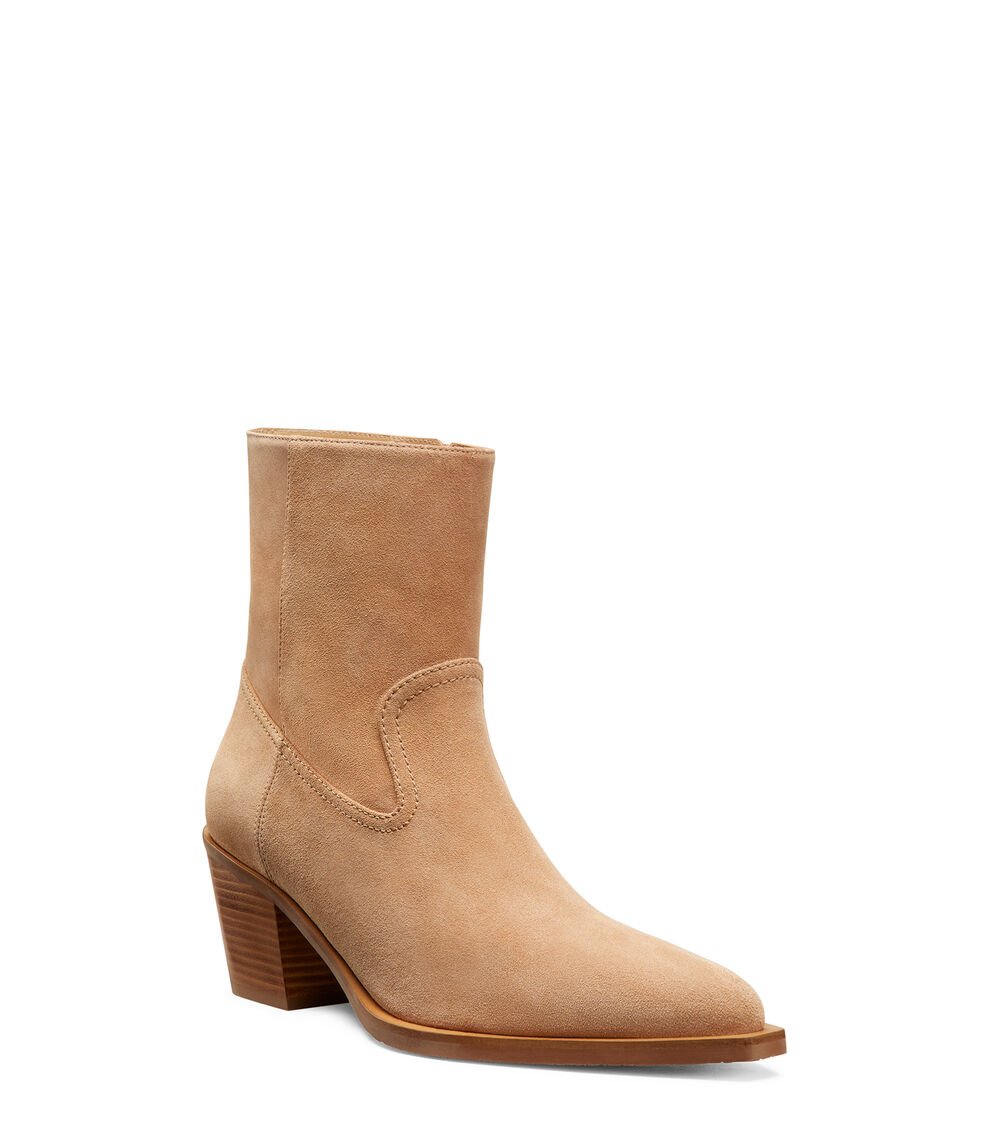 Stuart Weitzman TATE BOOTIE en NUEVO CAMEL/CARAMELO de Mujer | Stuart Weitzman® Outlet online