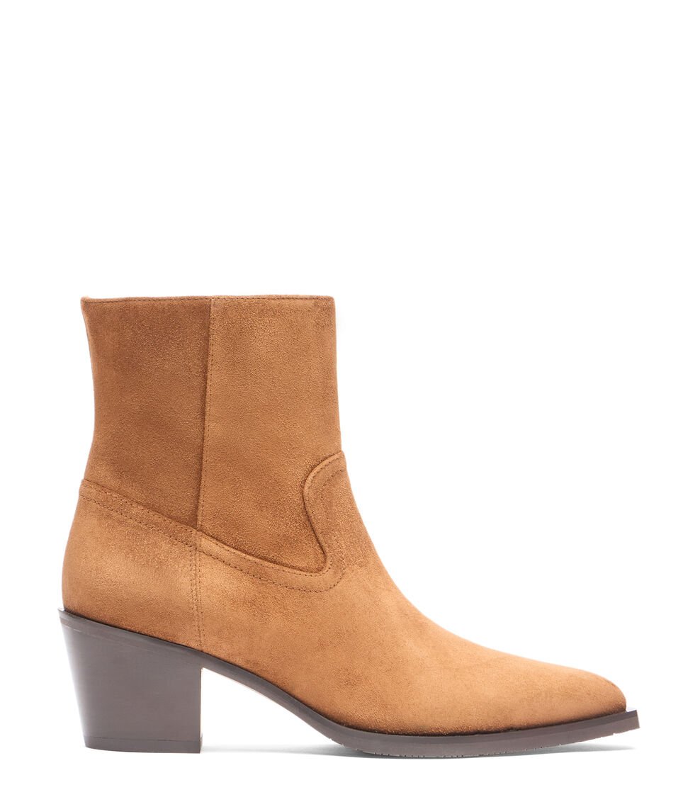 Stuart Weitzman TATE BOOTIE en FOX/MARRÓN OSCURO de Mujer | Stuart Weitzman® Ofertas