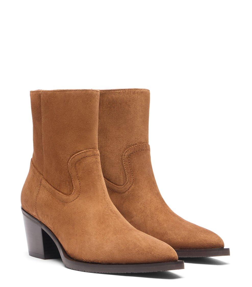 Stuart Weitzman TATE BOOTIE en FOX/MARRÓN OSCURO de Mujer | Stuart Weitzman® Ofertas