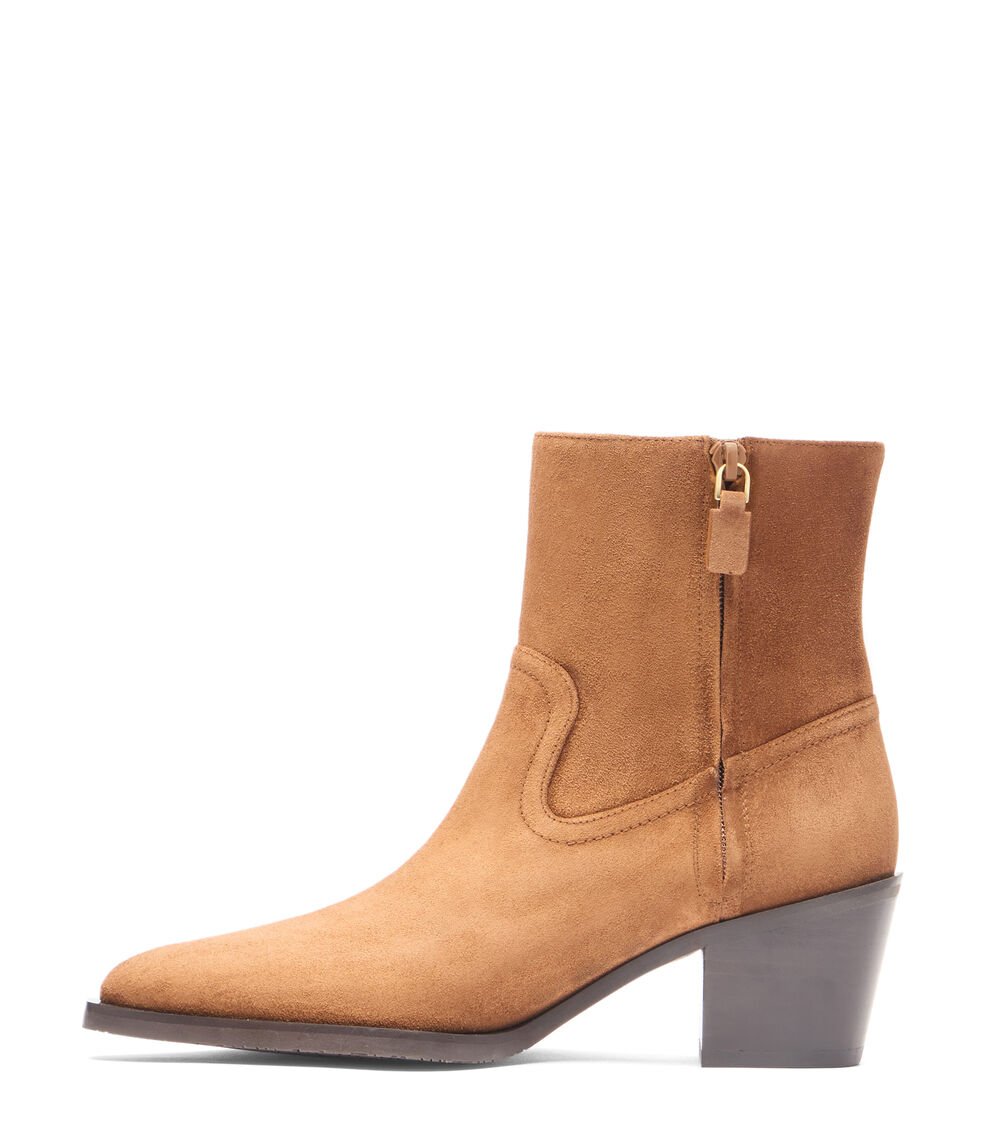 Stuart Weitzman TATE BOOTIE en FOX/MARRÓN OSCURO de Mujer | Stuart Weitzman® Ofertas