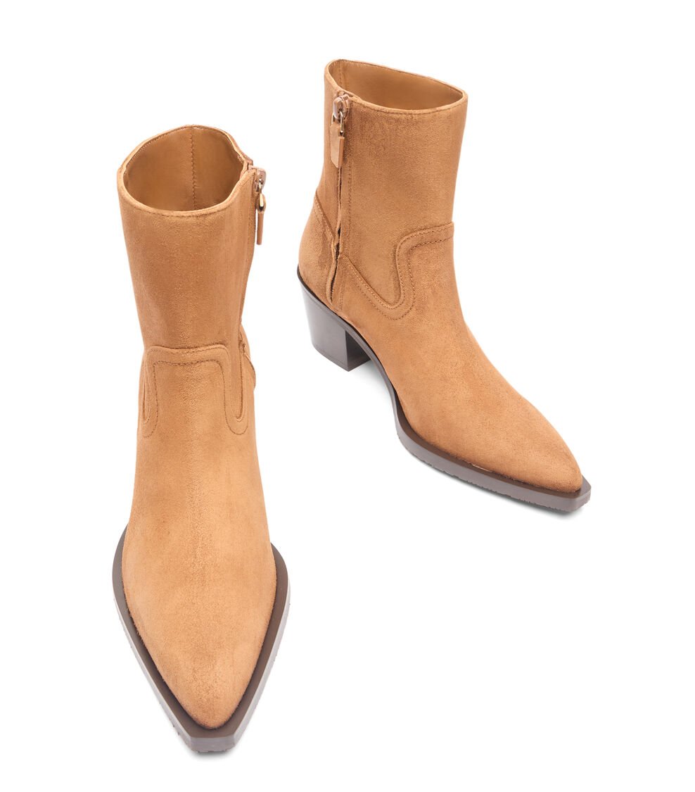 Stuart Weitzman TATE BOOTIE en FOX/MARRÓN OSCURO de Mujer | Stuart Weitzman® Ofertas