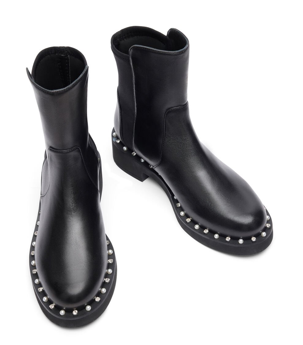 Stuart Weitzman 5050 REVERIE BOOTIE en NEGRO de Mujer | Stuart Weitzman® Gran oferta