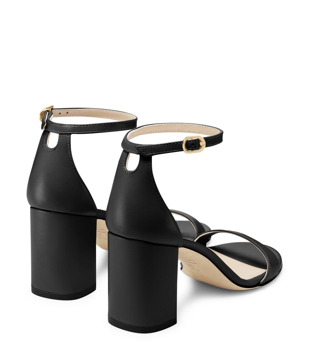 Stuart Weitzman NUDIST BLOCK 75 en BLACK de Mujer | Stuart Weitzman® Envío gratis
