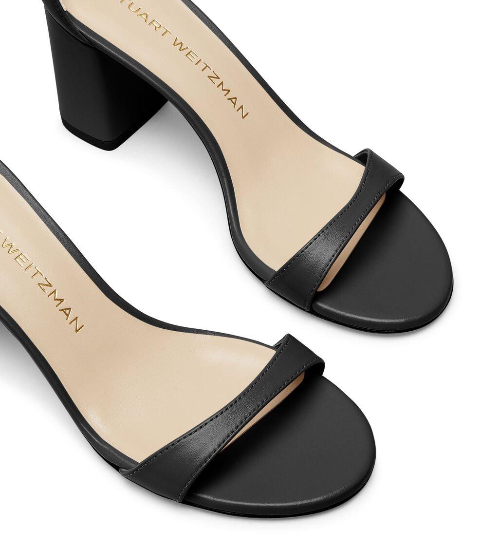 Stuart Weitzman NUDIST BLOCK 75 en BLACK de Mujer | Stuart Weitzman® Envío gratis