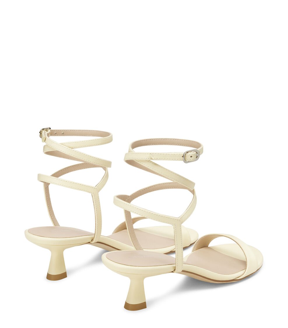 Stuart Weitzman NUDIST WRAP 50 en LEMON CHIFFON de Mujer | Stuart Weitzman® Envío gratis