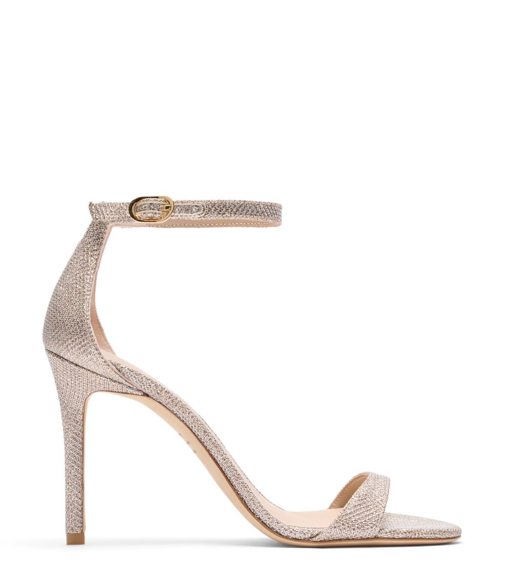 Stuart Weitzman NUDIST II 100 SANDAL en POLVO de Mujer | Stuart Weitzman® Promoción por tiempo limitado