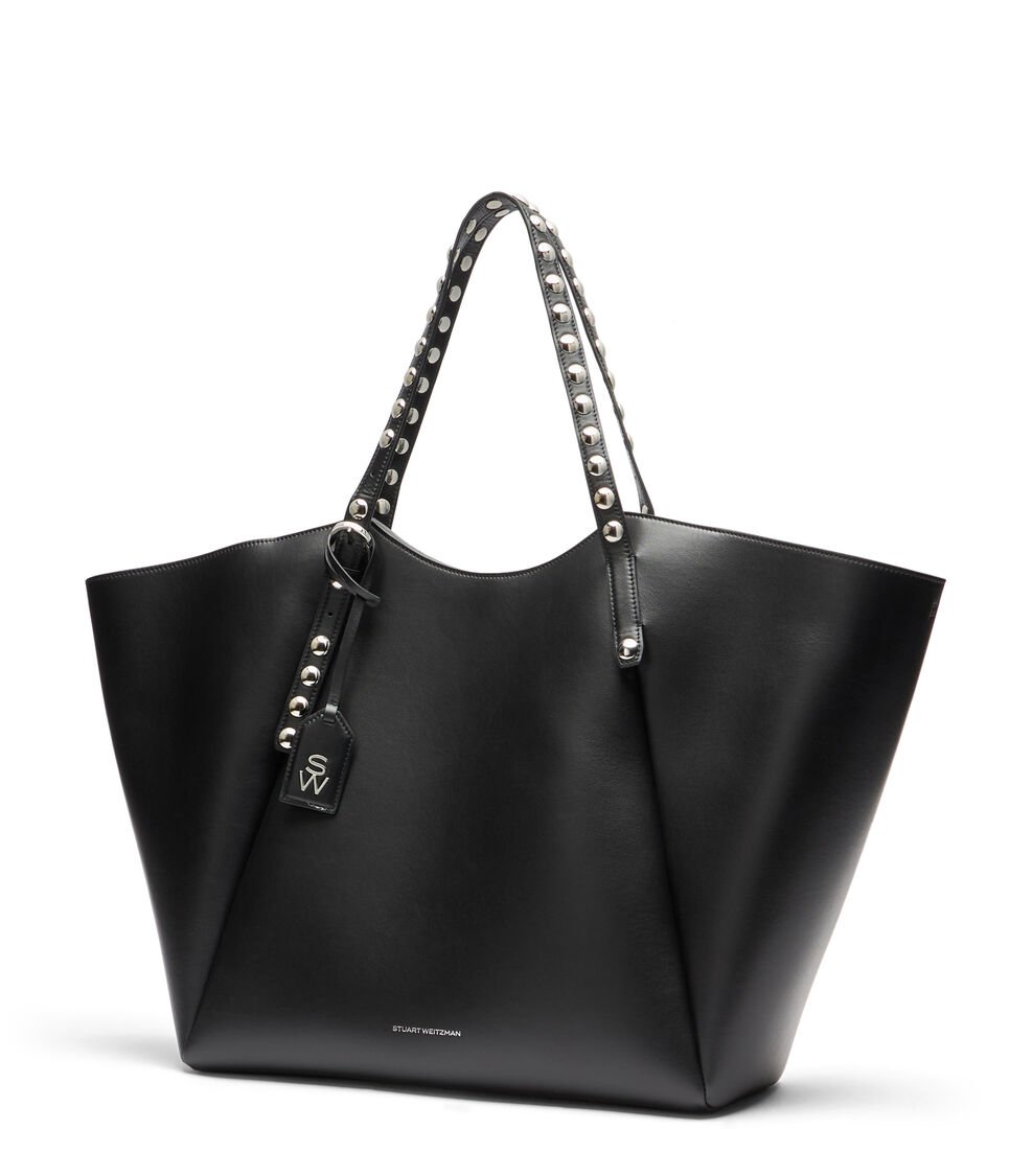Stuart Weitzman GOGO STUD TOTE en BLACK de Mujer | Stuart Weitzman® Solo hoy
