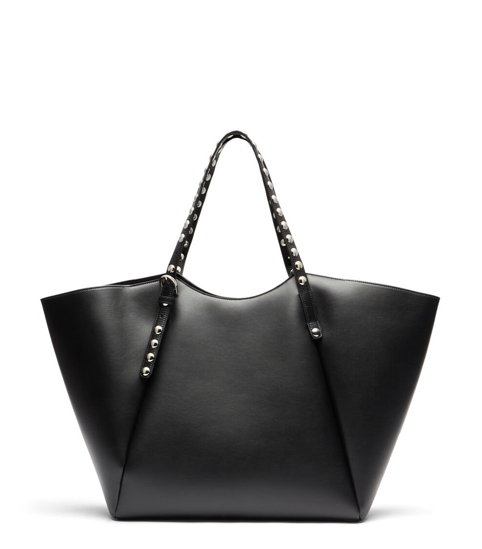 Stuart Weitzman GOGO STUD TOTE en BLACK de Mujer | Stuart Weitzman® Solo hoy