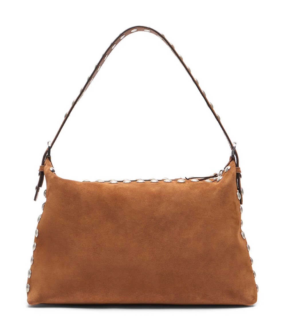 Stuart Weitzman STUART STUD SHOULDER BAG en FOX de Mujer | Stuart Weitzman® Promoción trimestral
