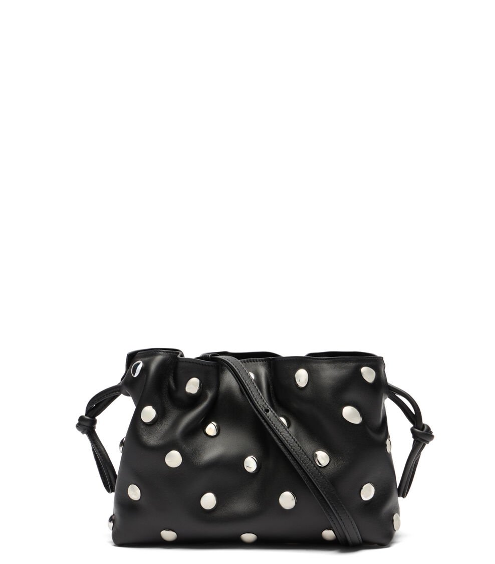 Stuart Weitzman MIA MINI STUD BAG en BLACK de Mujer | Stuart Weitzman® Grandes descuentos