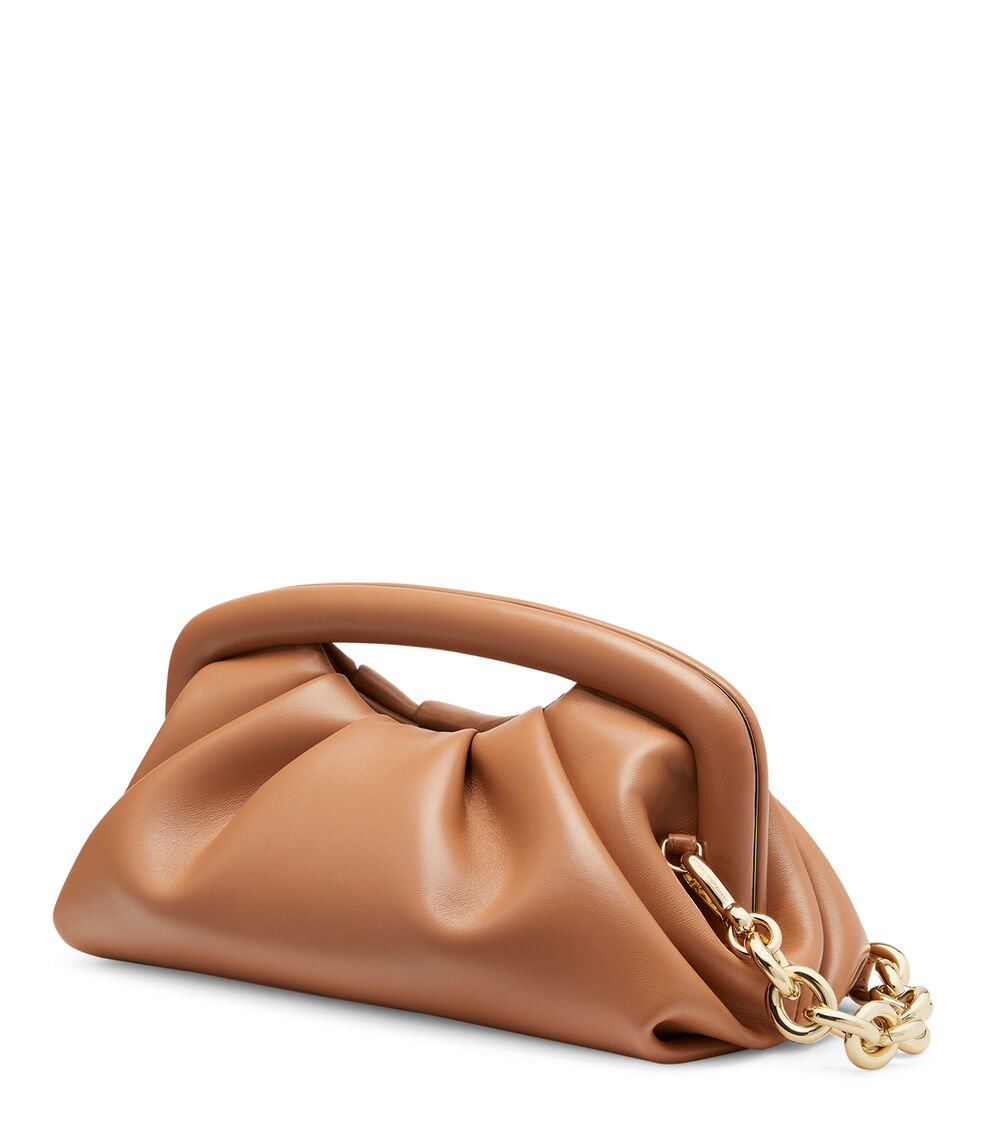 Stuart Weitzman THE MODA FRAME POUCH en TOSTADO de Mujer | Stuart Weitzman® Limitado a 3 días