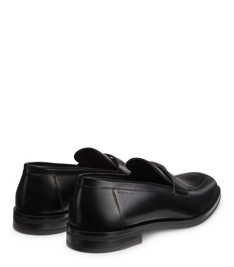 Stuart Weitzman SW CLUB CLASSIC PENNY LOAFER en NEGRO de Mujer | Stuart Weitzman® Devoluciones gratuitas