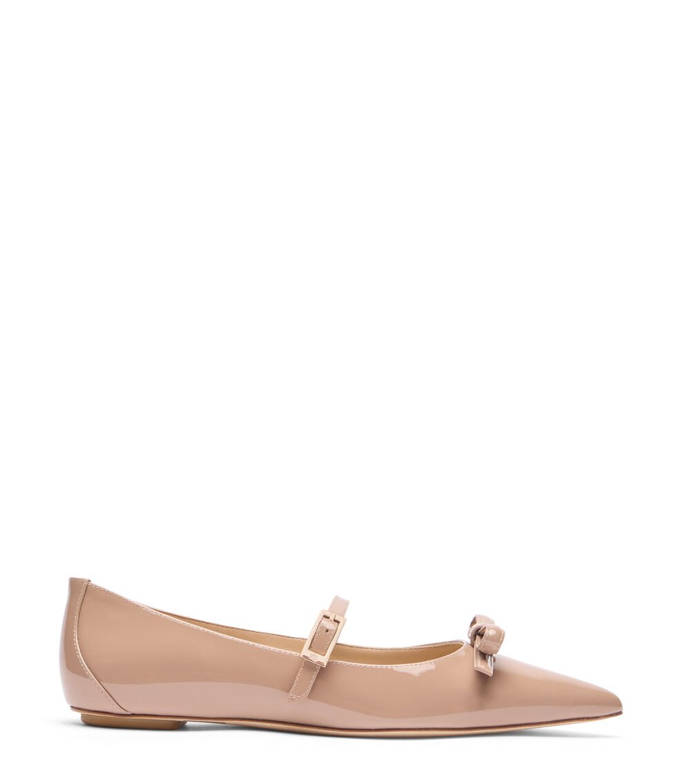 Stuart Weitzman STUART FELICITY MARY JANE FLAT en GAMUZA de Mujer | Stuart Weitzman® 2025