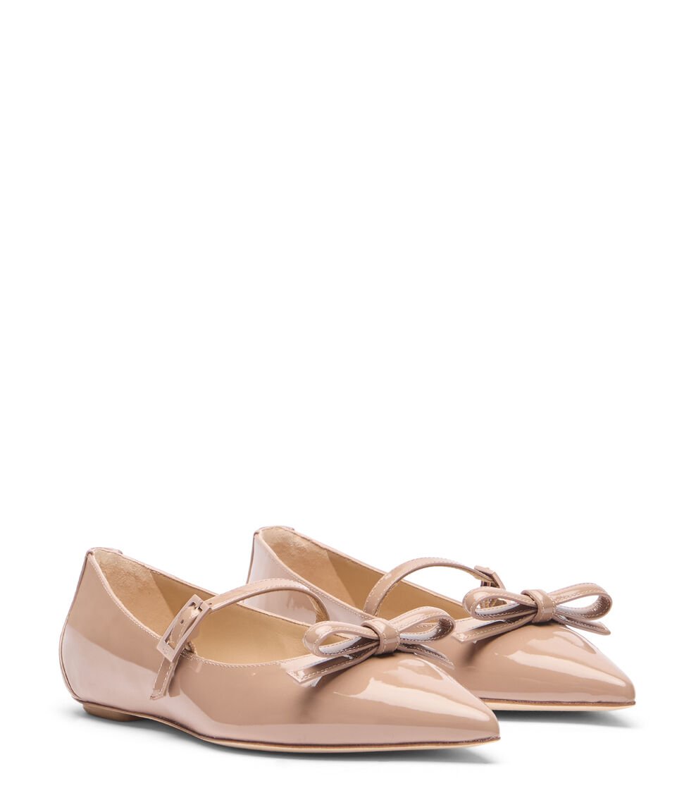 Stuart Weitzman STUART FELICITY MARY JANE FLAT en GAMUZA de Mujer | Stuart Weitzman® 2025