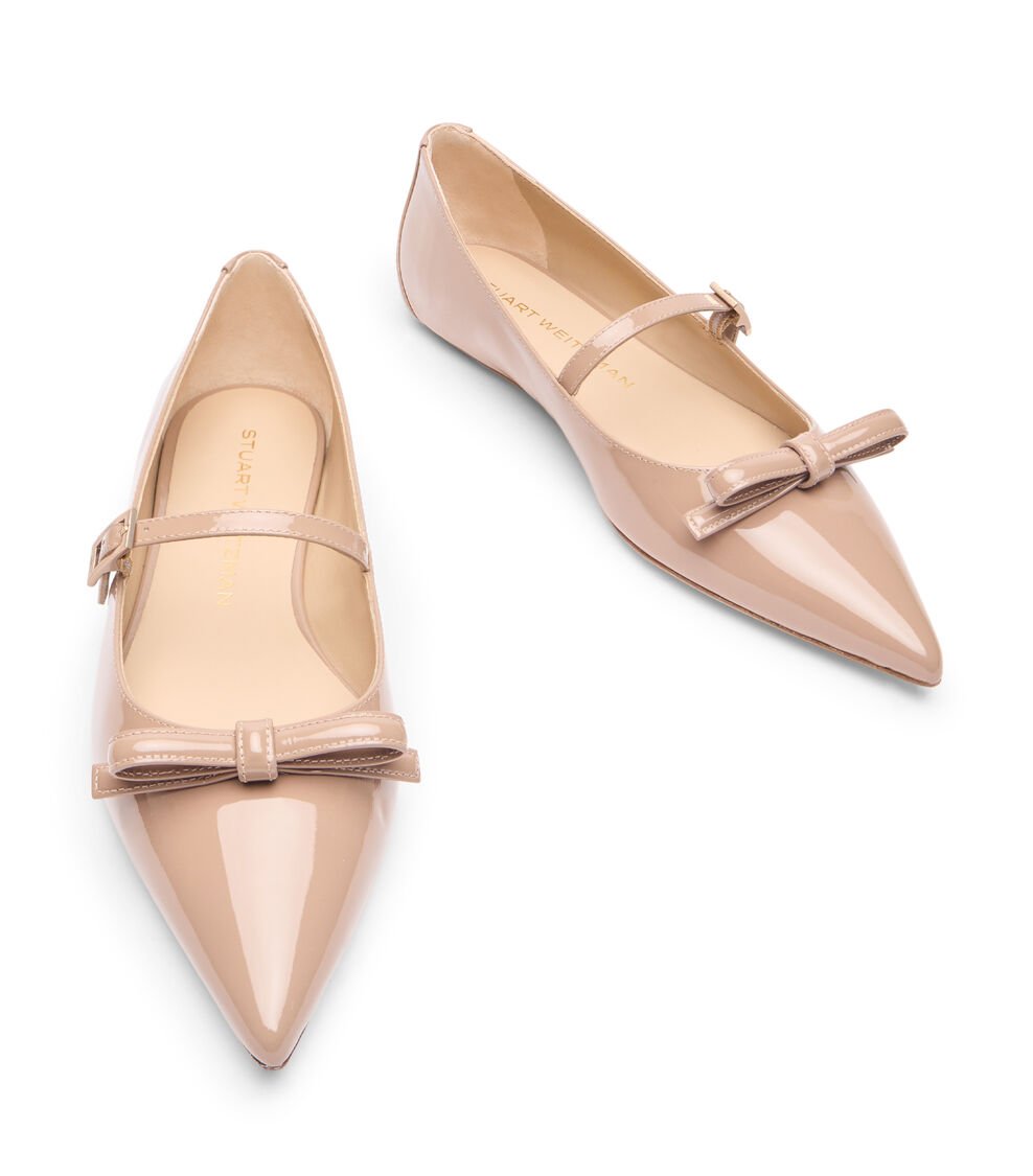 Stuart Weitzman STUART FELICITY MARY JANE FLAT en GAMUZA de Mujer | Stuart Weitzman® 2025