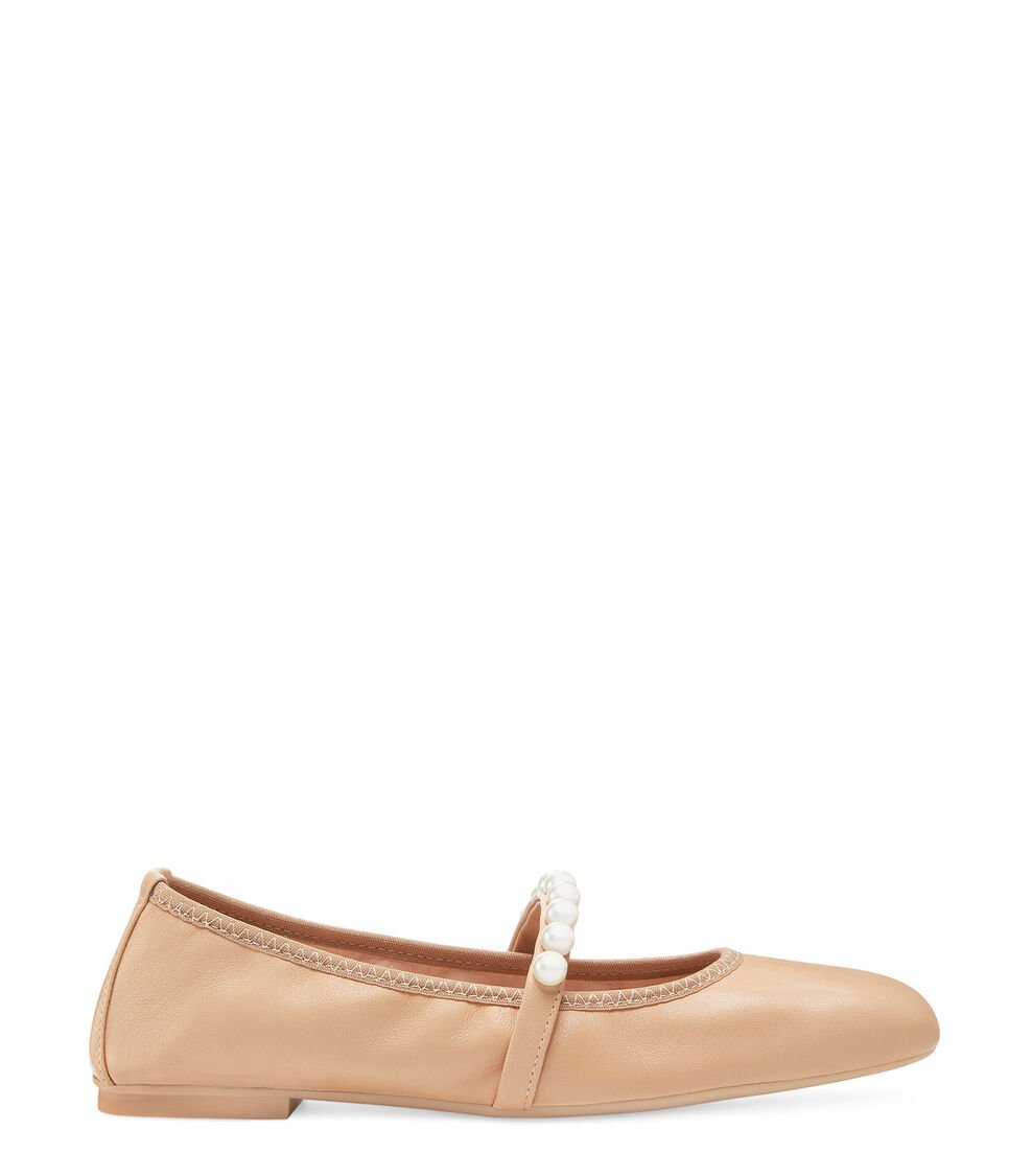 Stuart Weitzman GOLDIE BALLET FLAT en ADOBE de Mujer | Stuart Weitzman® Rebajas