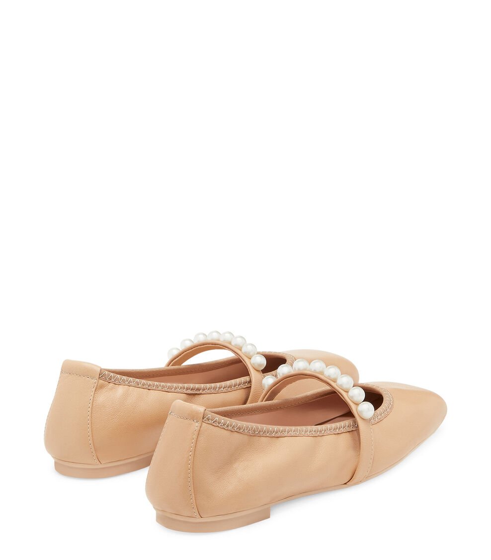 Stuart Weitzman GOLDIE BALLET FLAT en ADOBE de Mujer | Stuart Weitzman® Rebajas