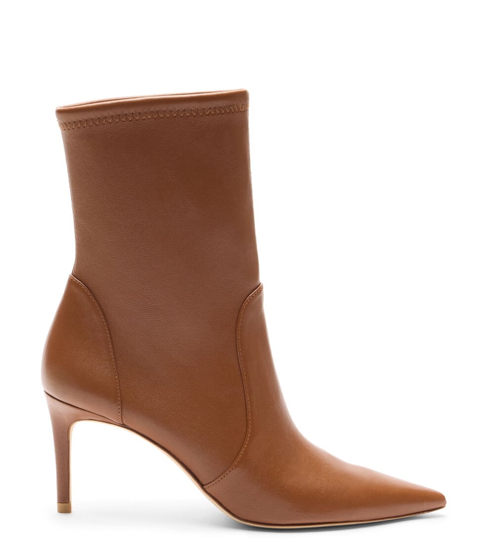 Stuart Weitzman STUART POWER 75 BOOTIE en MARRÓN BRIDLE de Mujer | Stuart Weitzman® Venta caliente