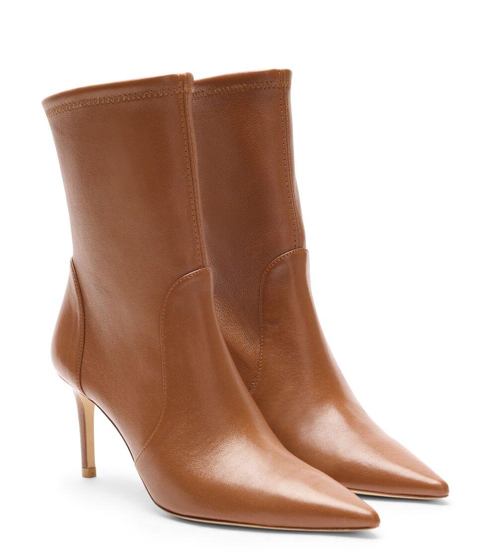 Stuart Weitzman STUART POWER 75 BOOTIE en MARRÓN BRIDLE de Mujer | Stuart Weitzman® Venta caliente