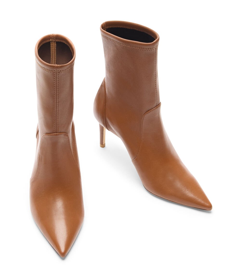 Stuart Weitzman STUART POWER 75 BOOTIE en MARRÓN BRIDLE de Mujer | Stuart Weitzman® Venta caliente