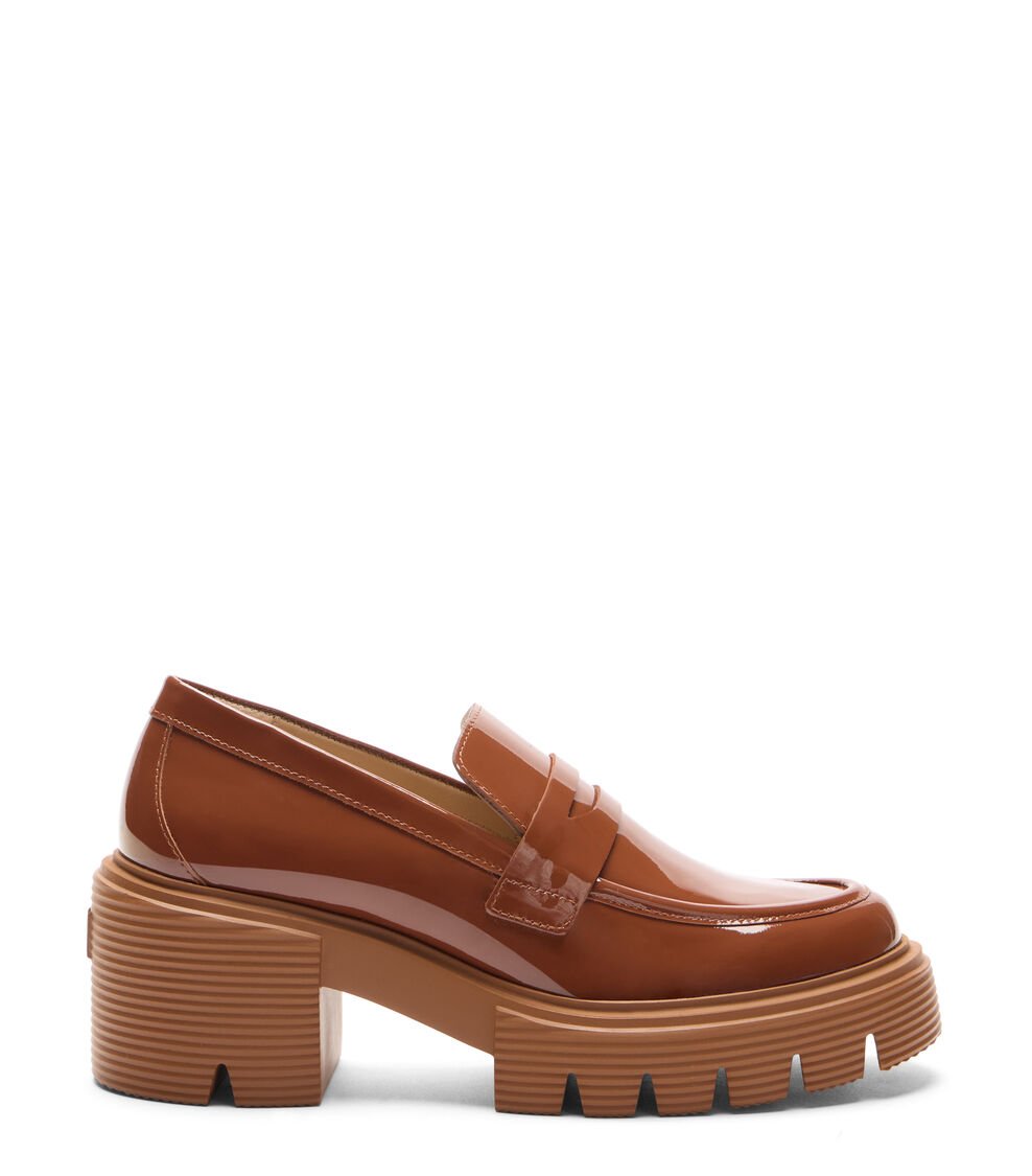 Stuart Weitzman SOHO LOAFER en MARRÓN BRIDA TONAL de Mujer | Stuart Weitzman® En oferta